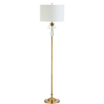 Adalyn 61" Crystal / Metal LED Floor Lamp - JONATHAN Y